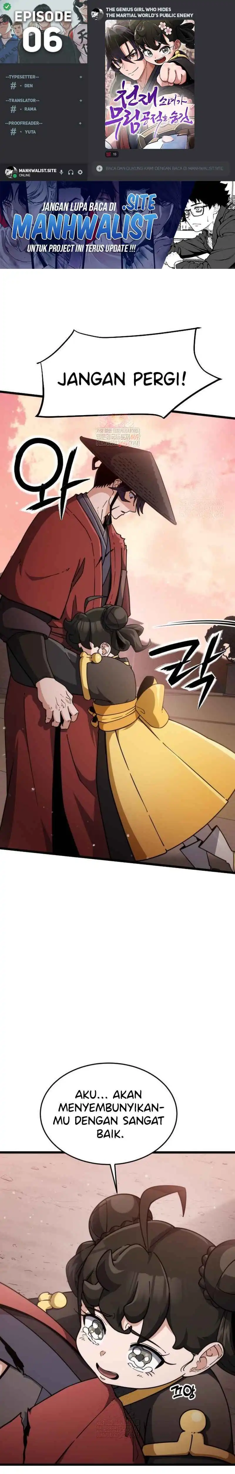 The Genius Girl Who Hides the Martial World’s Public Enemy Chapter 6 halaman 1