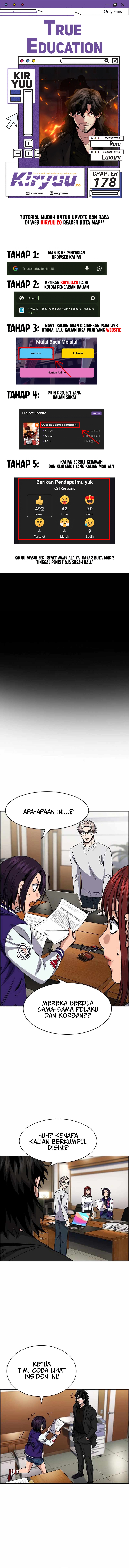 True Education Chapter 178 halaman 1
