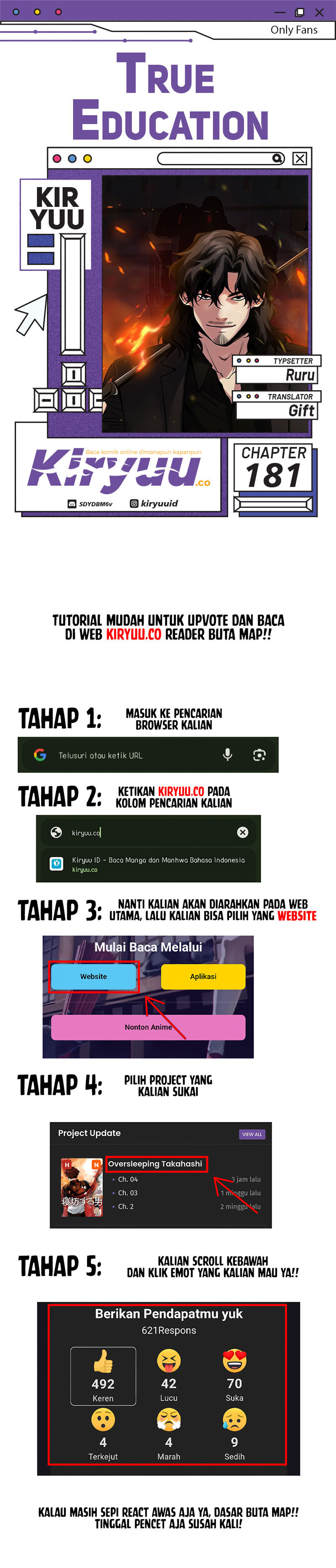 True Education Chapter 181 halaman 1