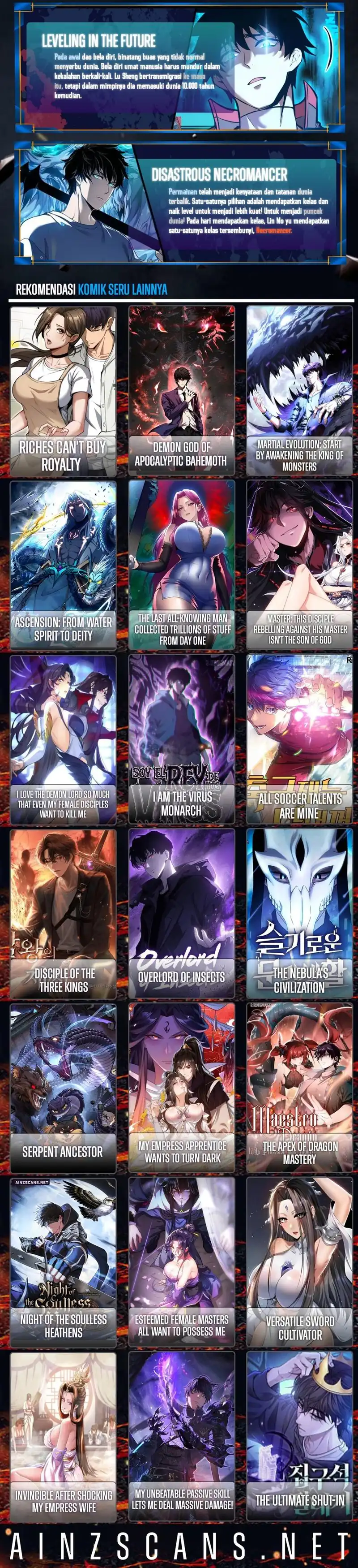 Disastrous Necromancer Chapter 252 halaman 10