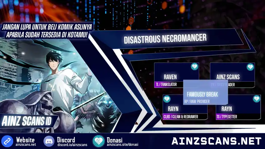 Disastrous Necromancer Chapter 261 halaman 1