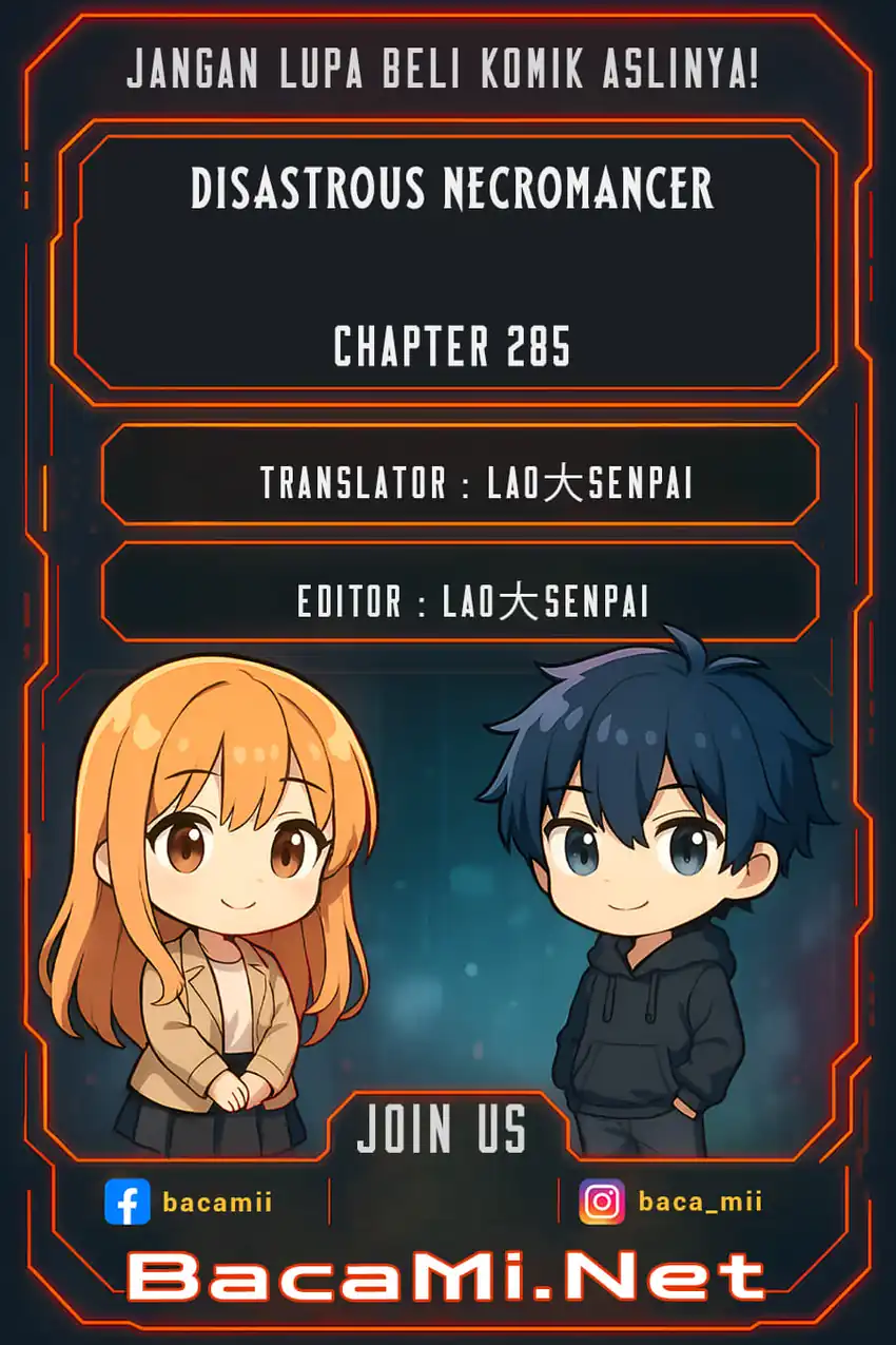 Disastrous Necromancer Chapter 285 halaman 1
