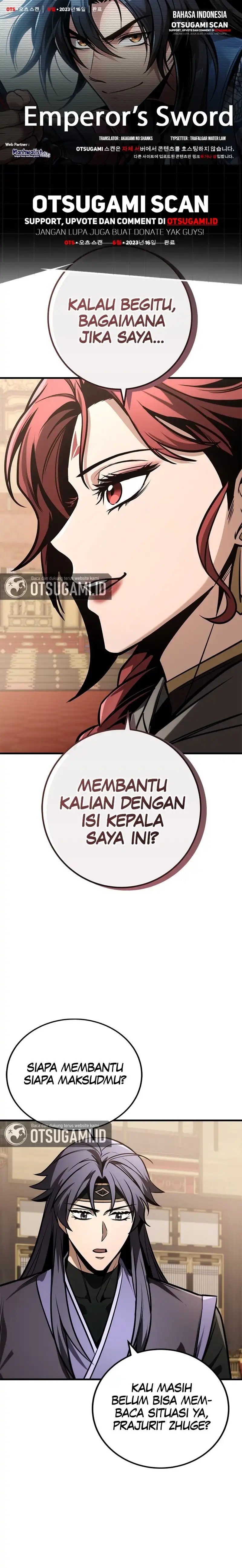 The Emperor’s Sword Chapter 87 halaman 1