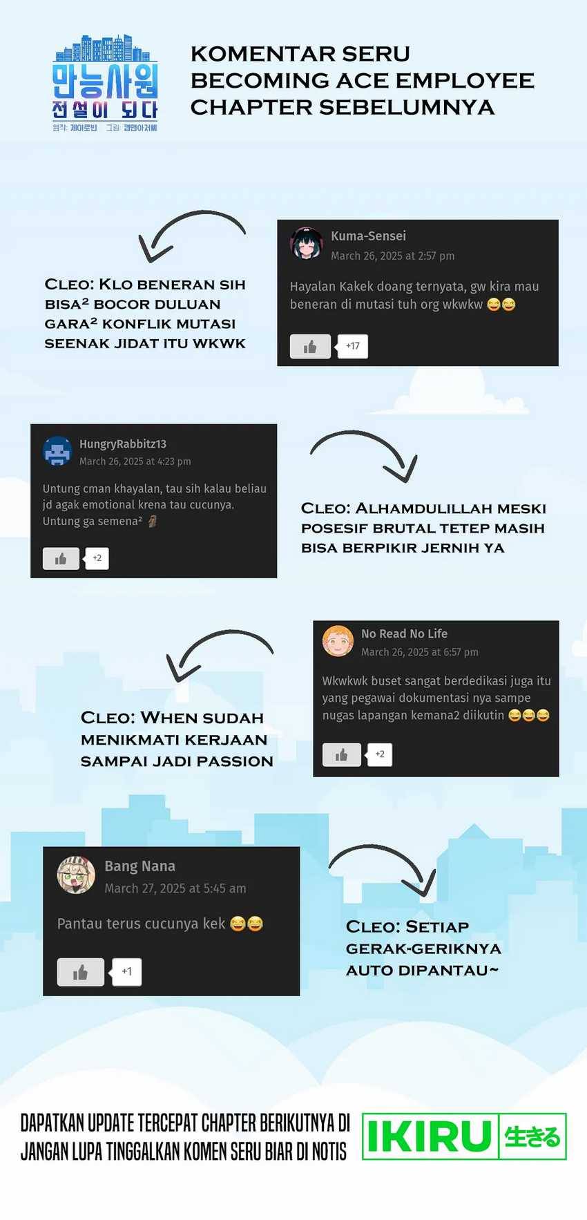 Becoming a Legendary Ace Employee Chapter 75 halaman 19