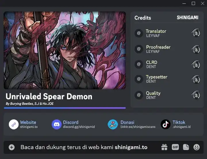 Unrivaled Spear Demon Chapter 29 halaman 1
