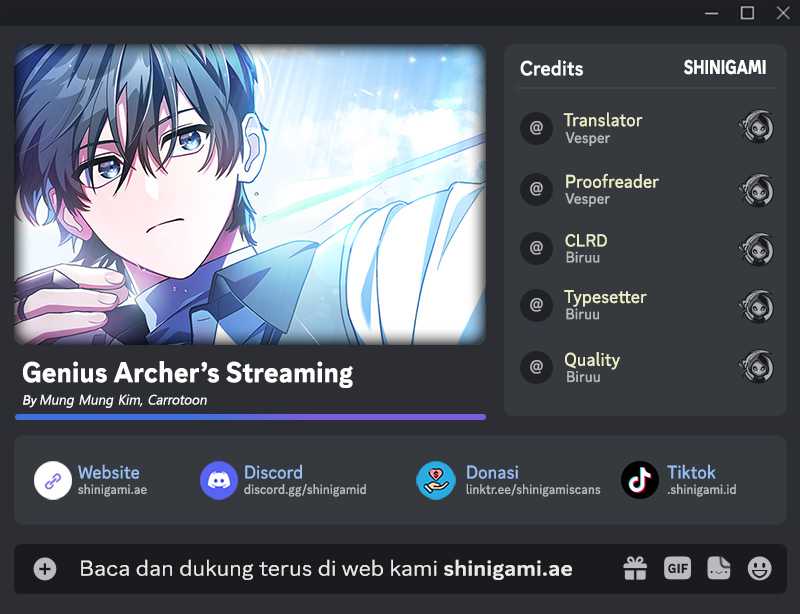 Genius Archer’s Streaming Chapter 17 halaman 1