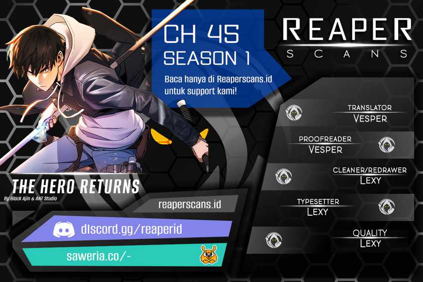The Hero Returns Chapter 45 halaman 1