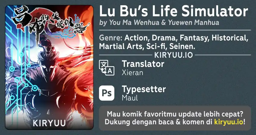 Lu Bu’s Life Simulator Chapter 144 halaman 1