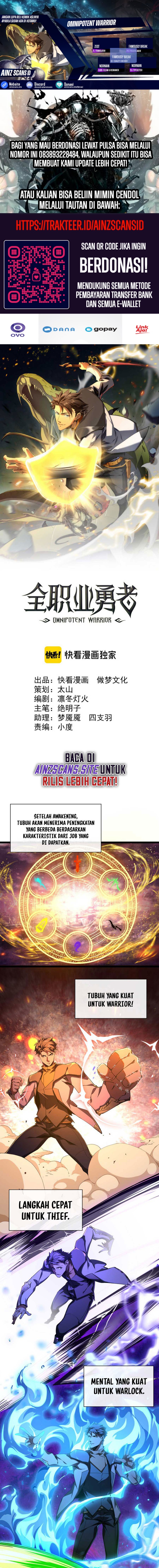 Omnipotent Warrior Chapter 3 halaman 1