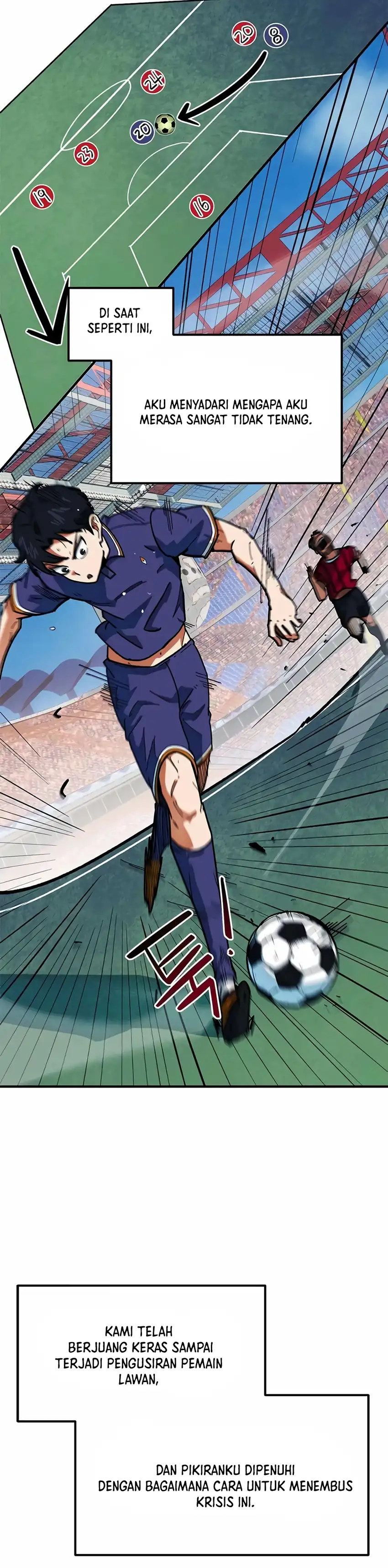 I’m Being Misunderstood as a Soccer Genius Chapter 62 halaman 42