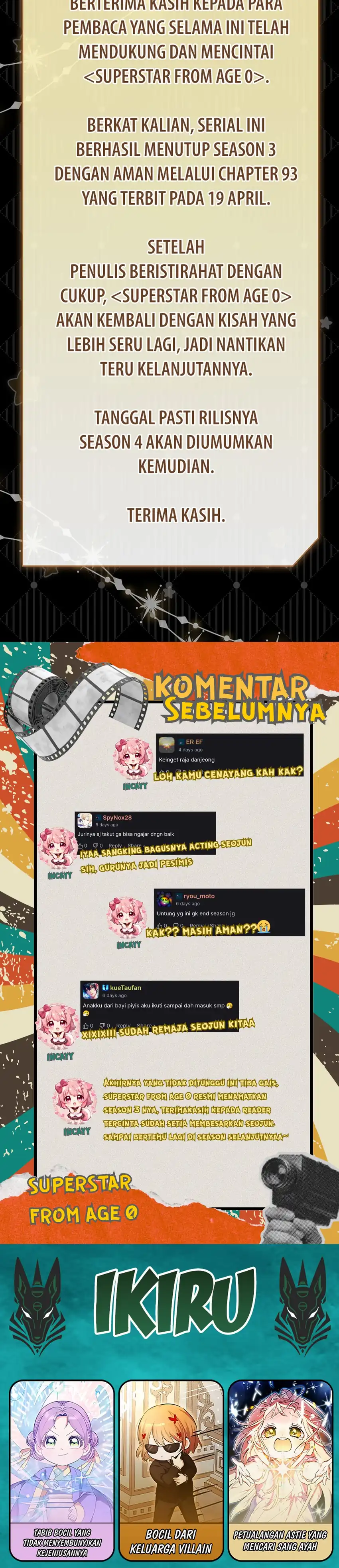 Superstar From Age 0 Chapter 93 halaman 35
