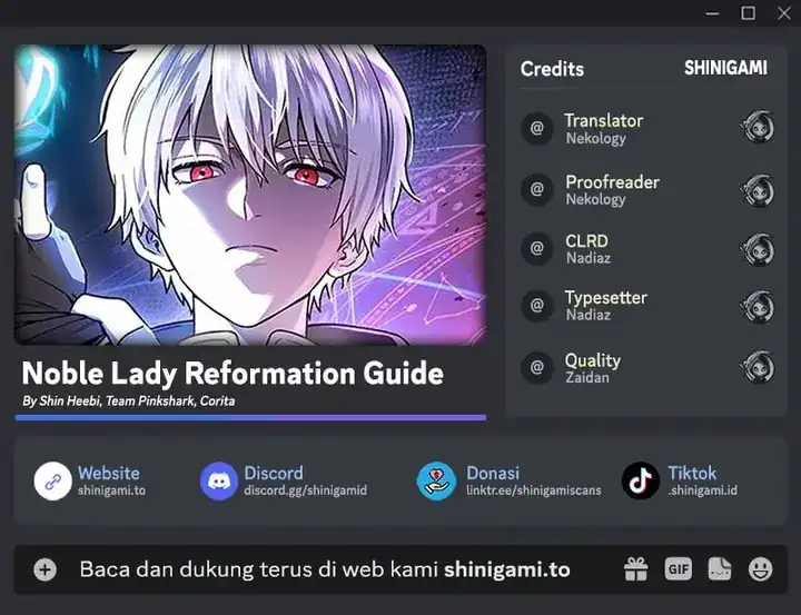 Noble Lady Reformation Guide Chapter 21 halaman 1