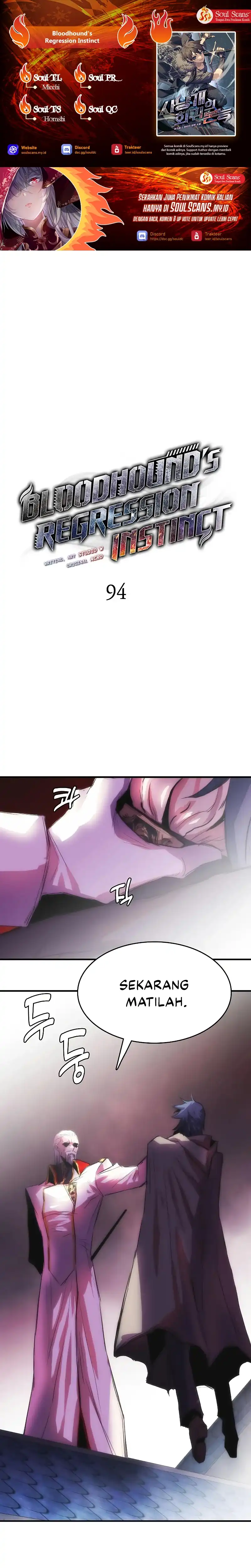 Bloodhound’s Regression Instinct Chapter 94 halaman 1