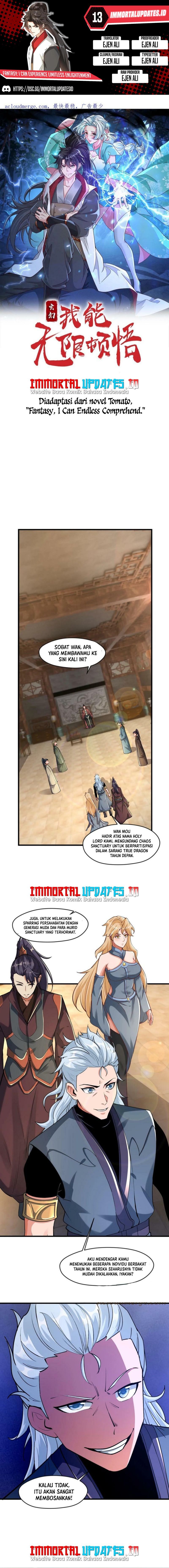 Fantasy: I Can Experience Limitless Enlightenment Chapter 13 halaman 1