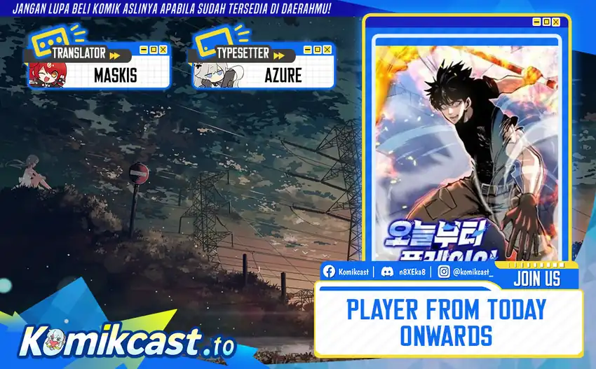 Player from Today Onwards Chapter 145 halaman 1