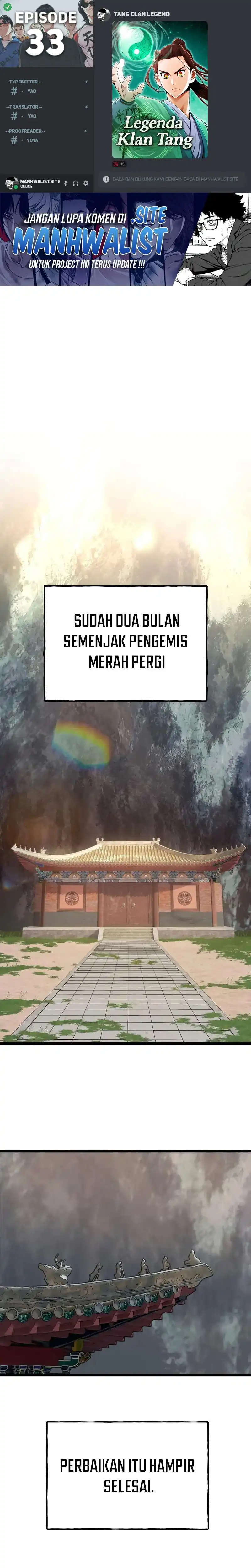 Tang Clan Legend Chapter 33 halaman 1