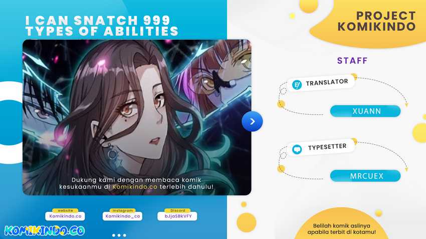 I Can Snatch 999 Types of Abilities (Your Abilities Are Mine/ I Have 999 Abilities) Chapter 160 halaman 1