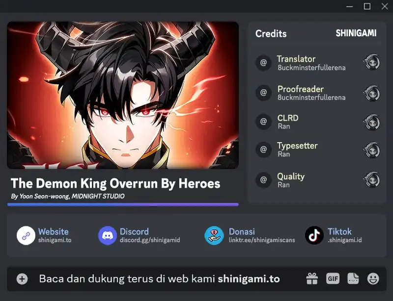 The Demon King Overrun by Heroes Chapter 36 halaman 1