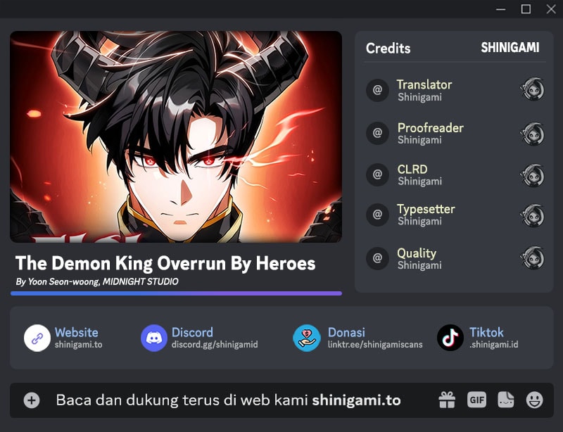 The Demon King Overrun by Heroes Chapter 43 halaman 1