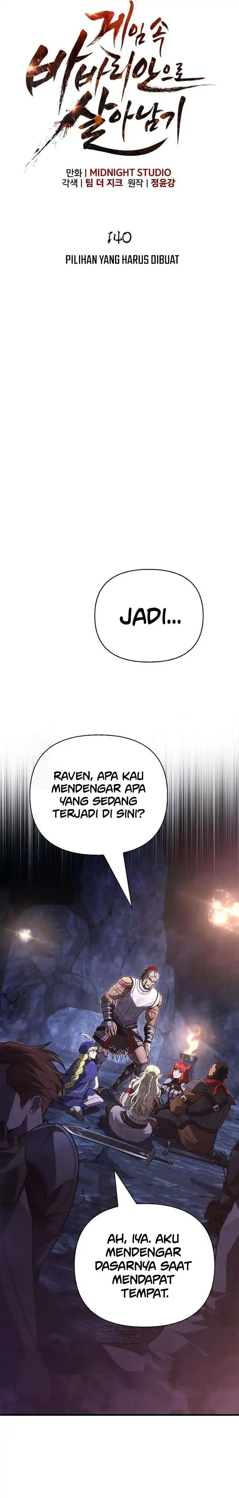 Survive as a Barbarian in the Game Chapter 140 halaman 15