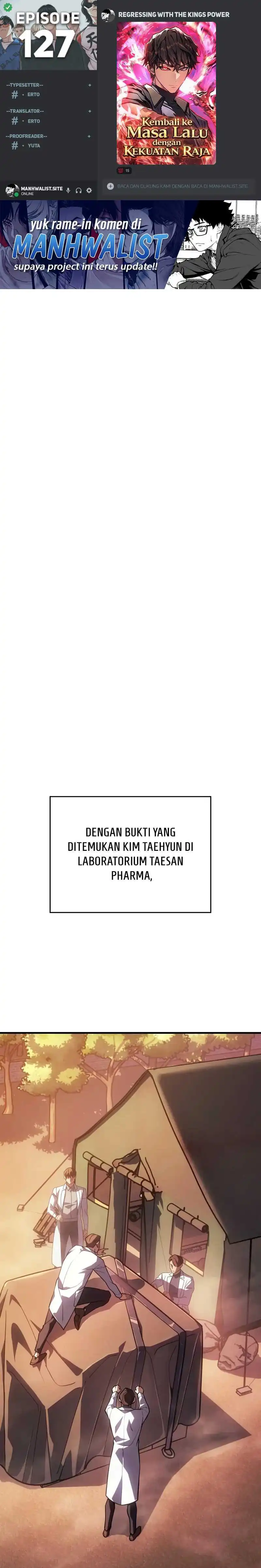 Regressing with the Kings Power Chapter 127 halaman 1