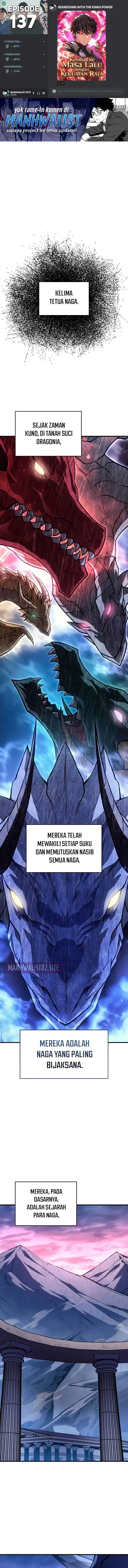 Regressing with the Kings Power Chapter 137 halaman 1