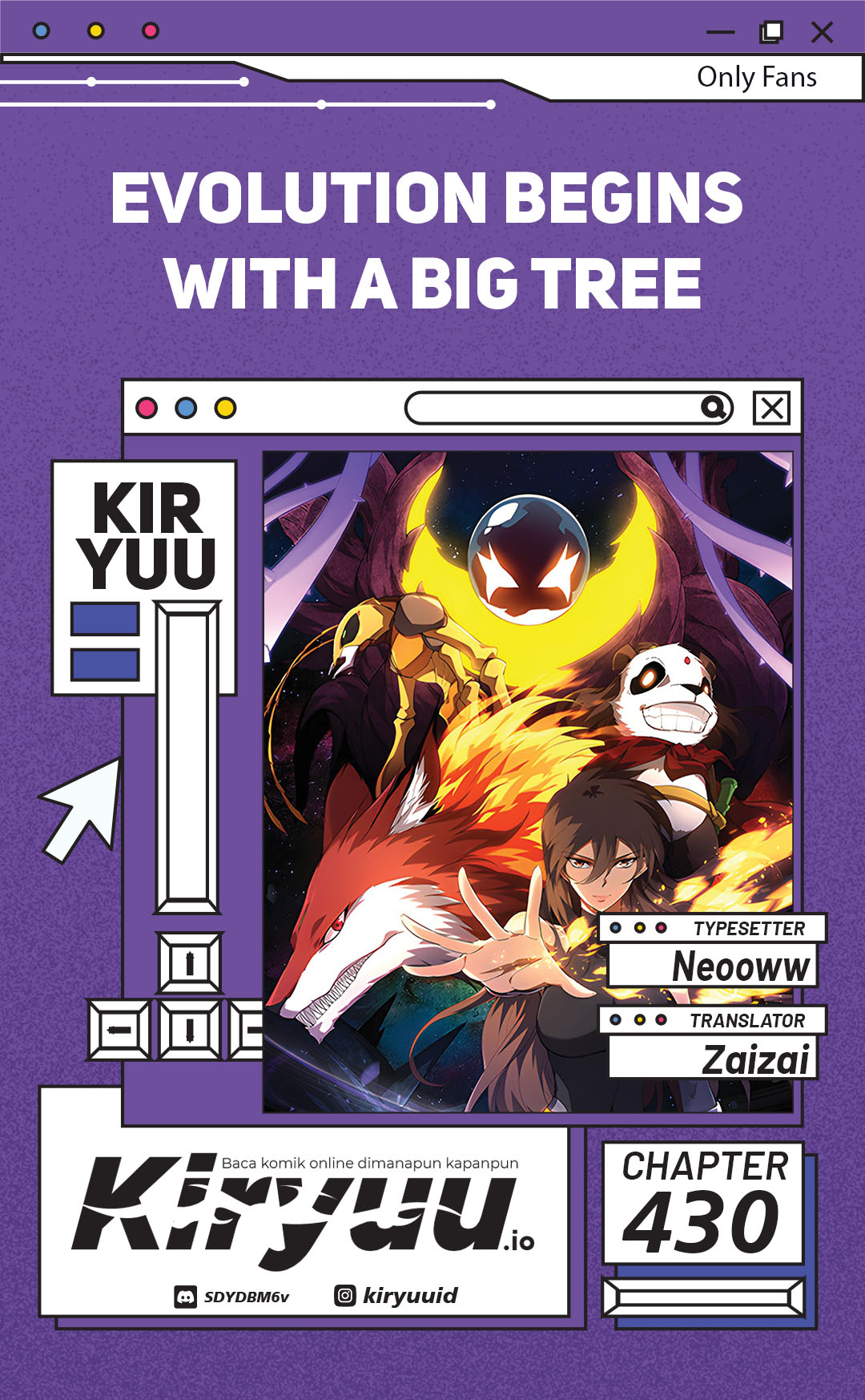 Evolution Begins With A Big Tree Chapter 430 halaman 1