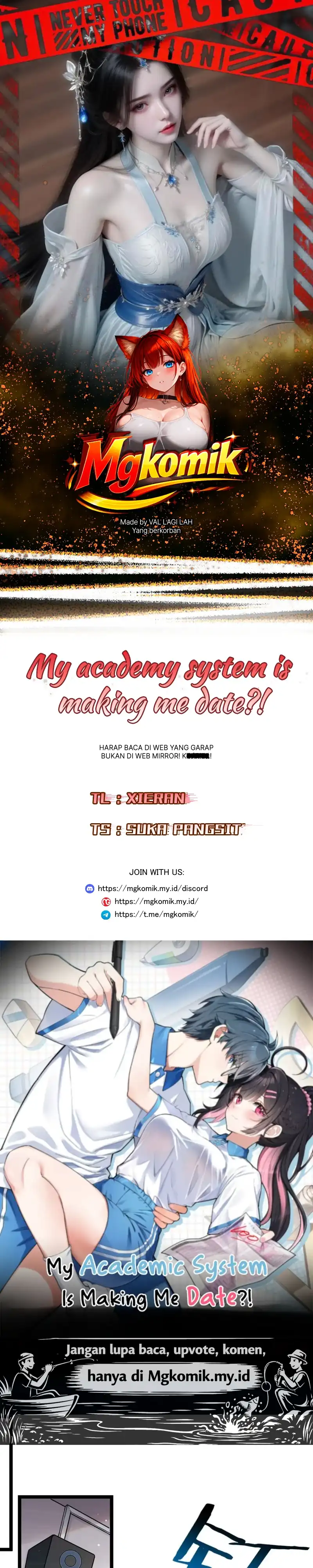 My Academic System Is Making Me Date?! Chapter 14 halaman 1