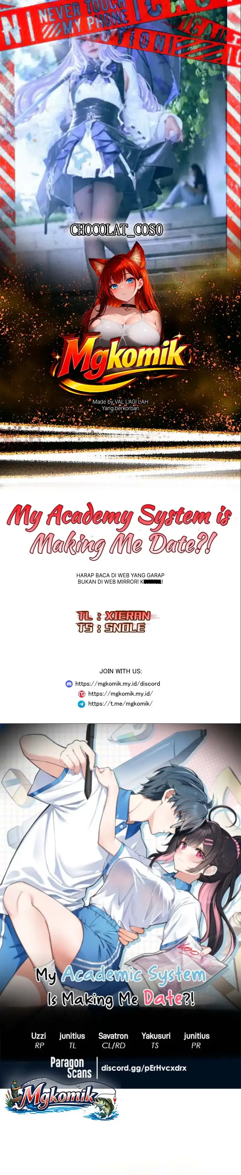 My Academic System Is Making Me Date?! Chapter 15 halaman 1