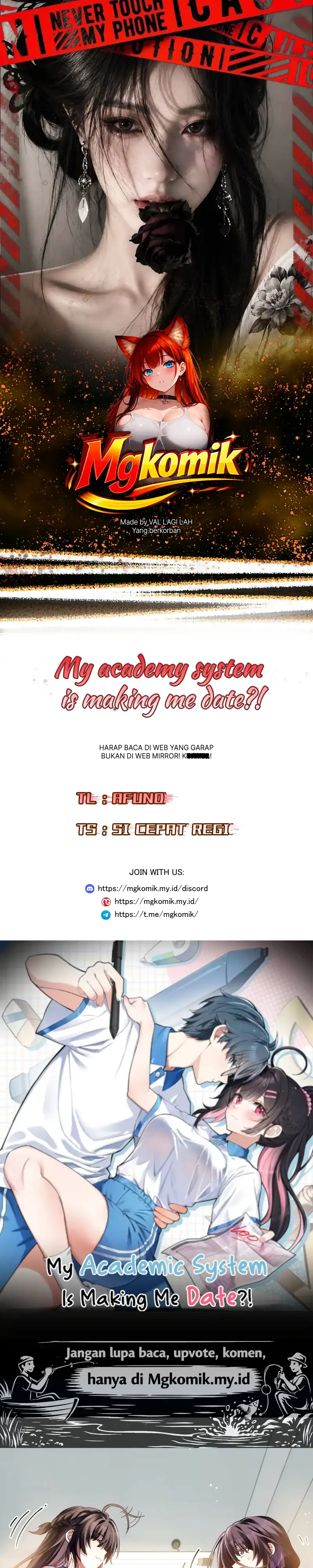 My Academic System Is Making Me Date?! Chapter 25 halaman 1