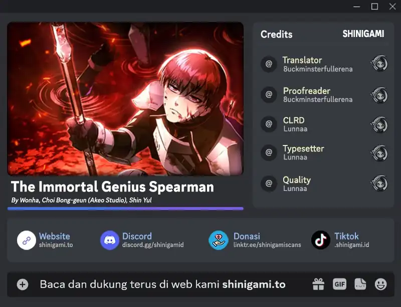 The Immortal Genius Spearman Chapter 4 halaman 1