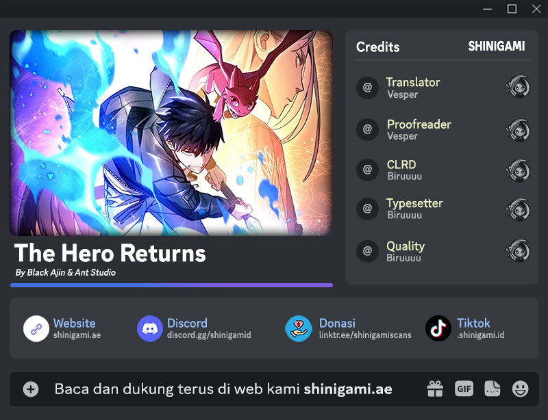 The Hero Returns Chapter 107 halaman 1