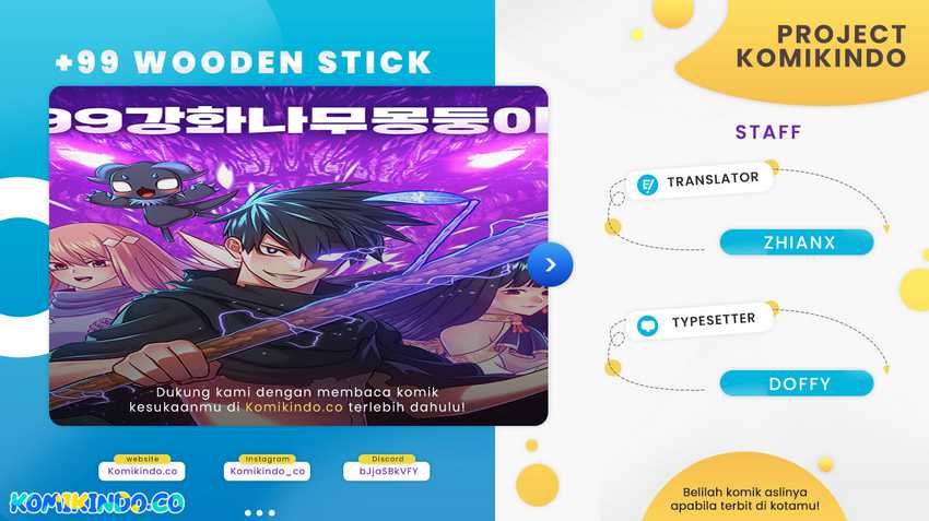 +99 Wooden Stick Chapter 90 halaman 1