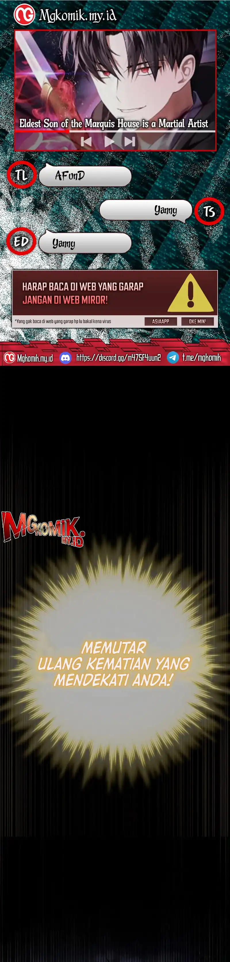 The Eldest Son of the Marquis House is a Martial Artist Chapter 35 halaman 1