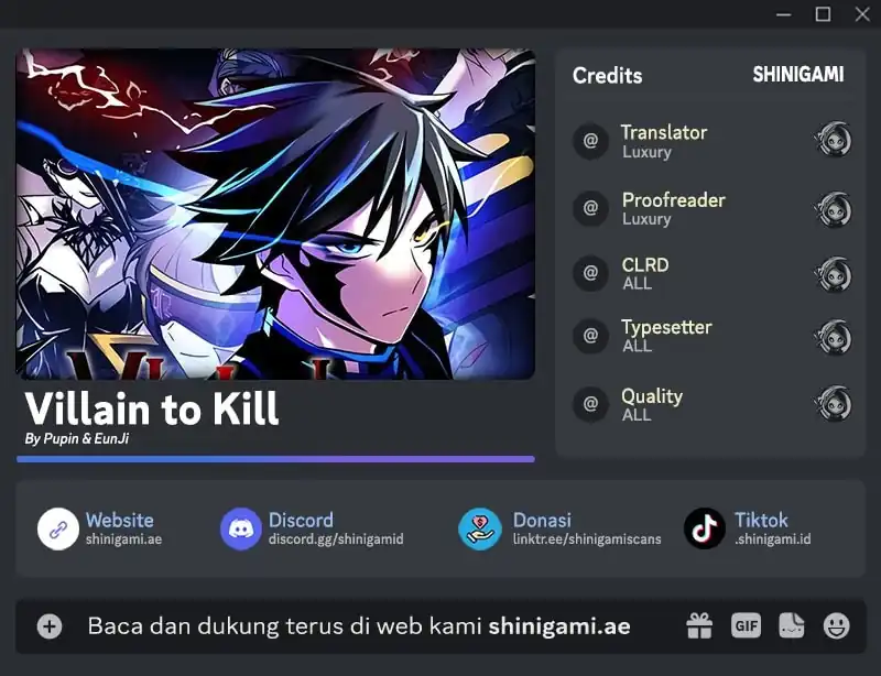 Villain To Kill Chapter 197 halaman 1