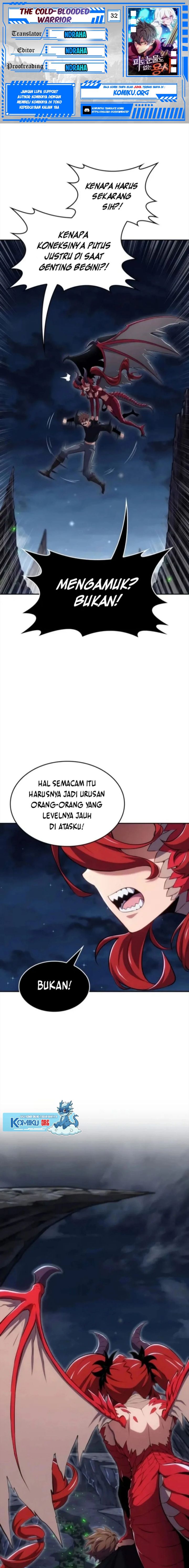 The Cold-Blooded Warrior Chapter 32 halaman 1
