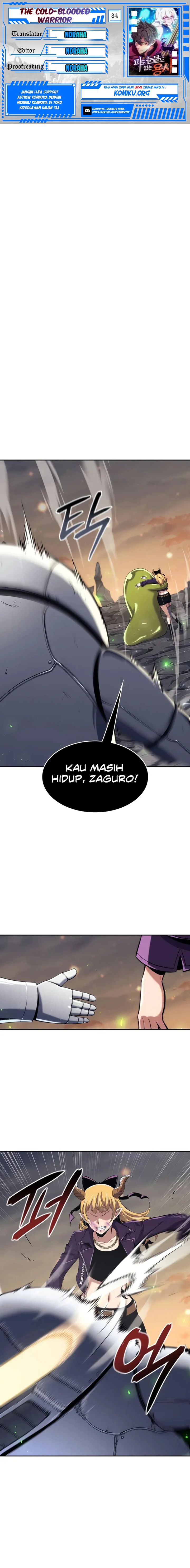 The Cold-Blooded Warrior Chapter 34 halaman 1