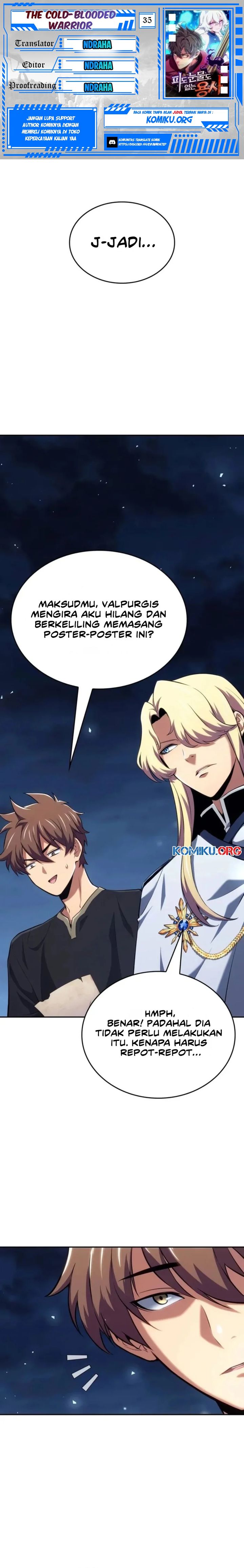 The Cold-Blooded Warrior Chapter 35 halaman 1