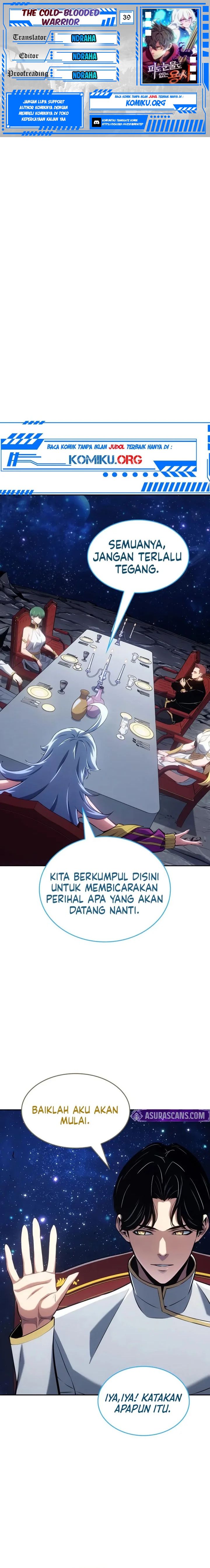 The Cold-Blooded Warrior Chapter 39 halaman 1