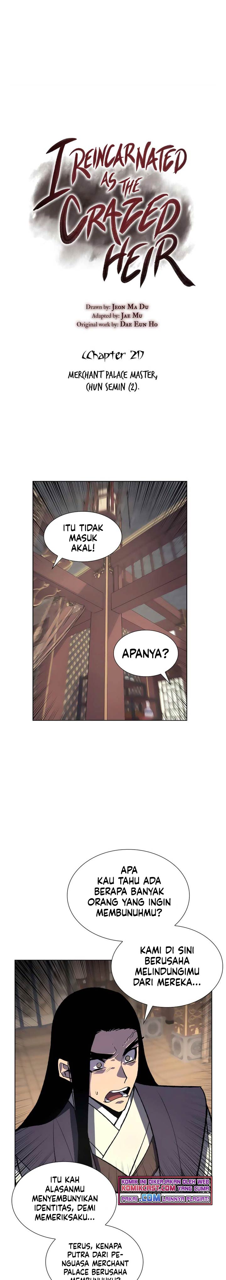 I Reincarnated As The Crazed Heir Chapter 21 halaman 4