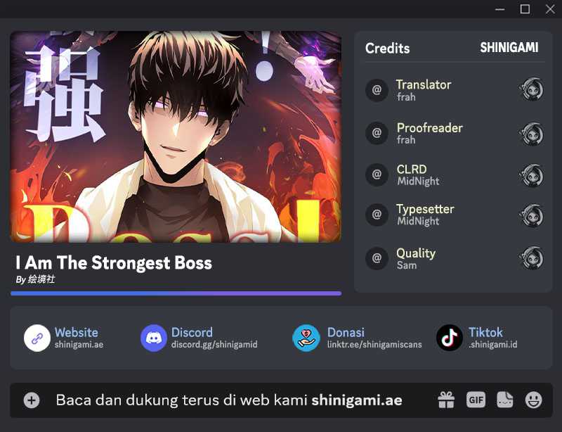 I Am the Strongest Boss Chapter 17 halaman 1