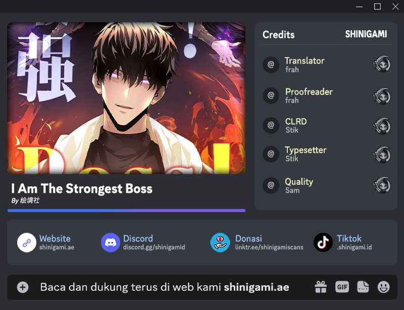 I Am the Strongest Boss Chapter 22 halaman 1