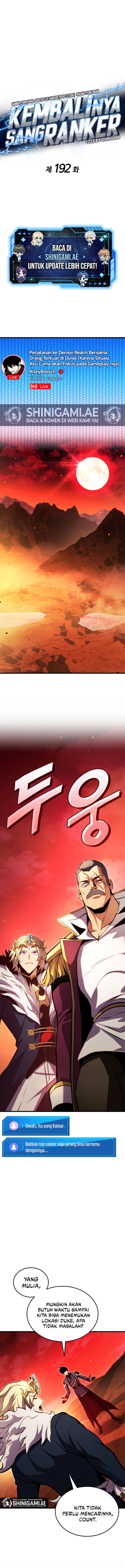Ranker’s Return (Remake) Chapter 192 halaman 1