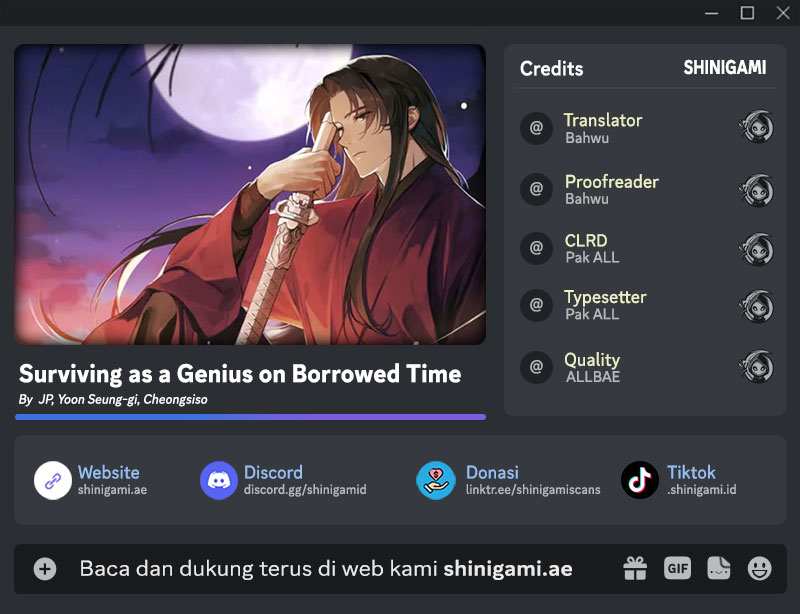 Surviving as a Genius on Borrowed Time Chapter 20 halaman 1