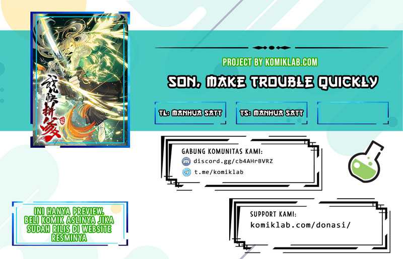 Son, Make Trouble Quickly Chapter 1 halaman 1