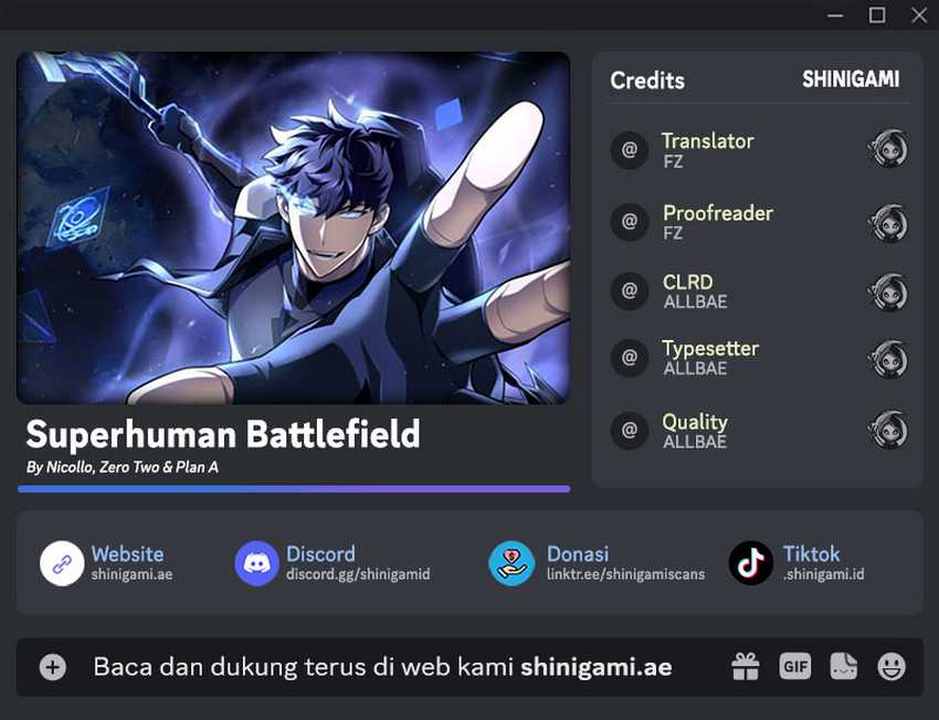 Superhuman Battlefield Chapter 137 halaman 1