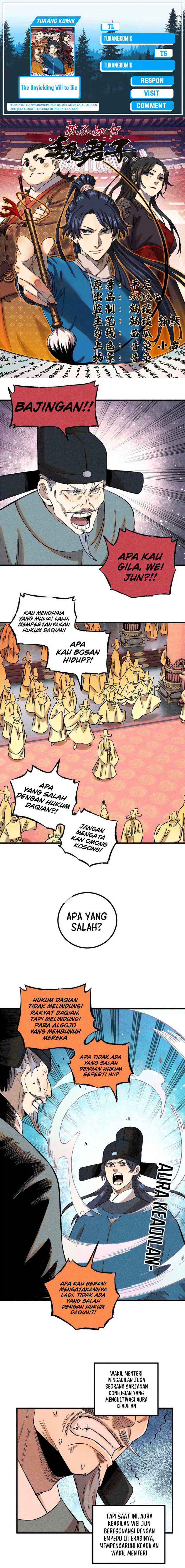 The Unyielding Will to Die Chapter 51 halaman 1