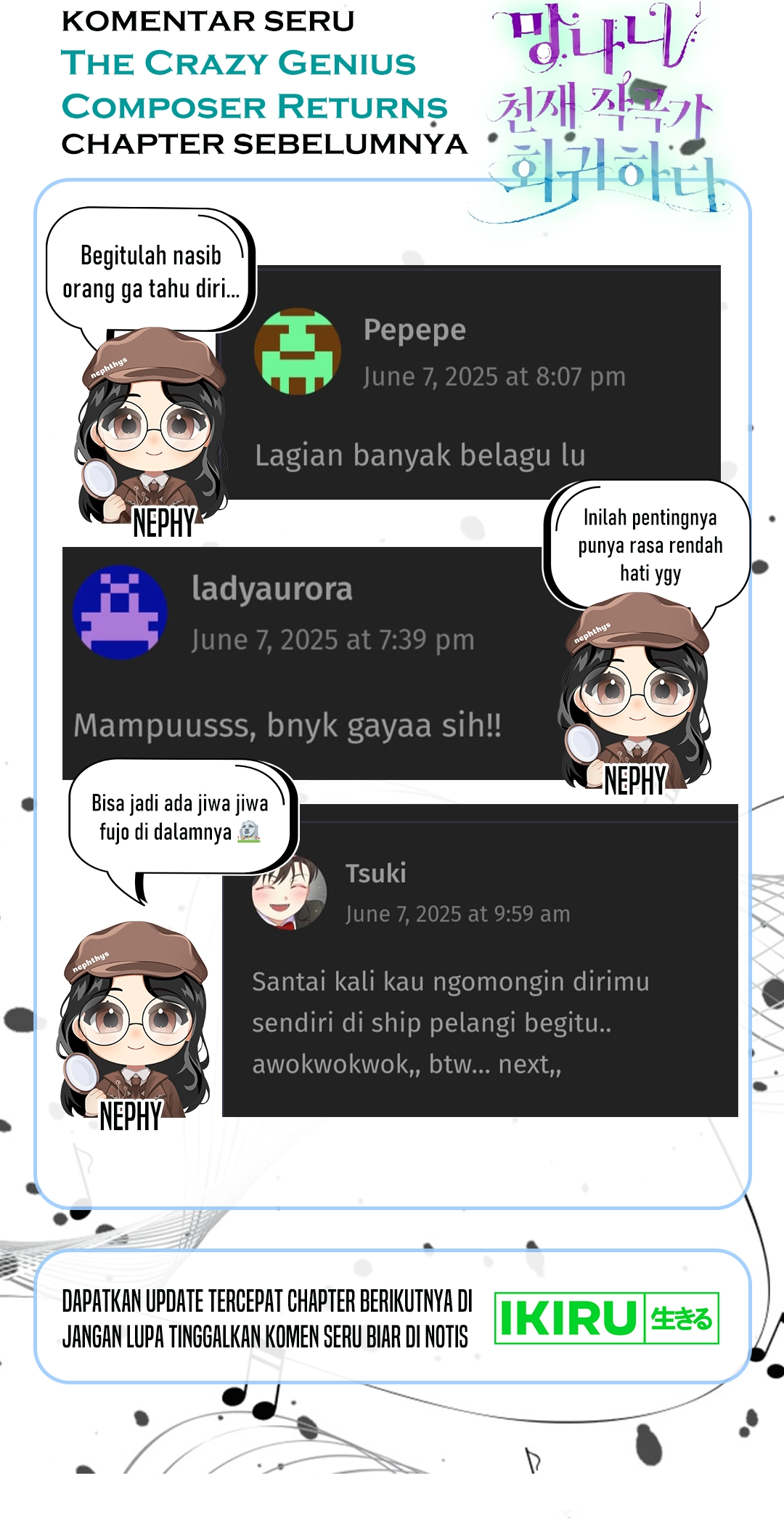 The Crazy Genius Composer Returns Chapter 70 halaman 49