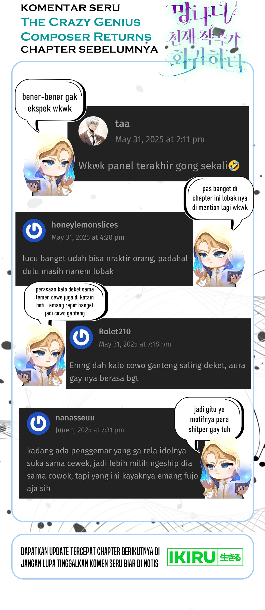 The Crazy Genius Composer Returns Chapter 69 halaman 53