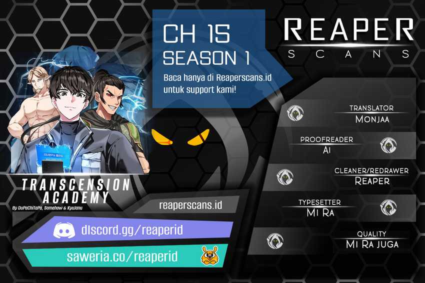 Transcension Academy Chapter 15 halaman 1